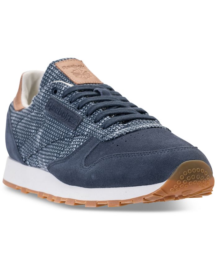 Reebok Men's Classic Leather EBK Casual Sneakers from Finish & Reviews - Finish Men's Shoes - Men Macy's