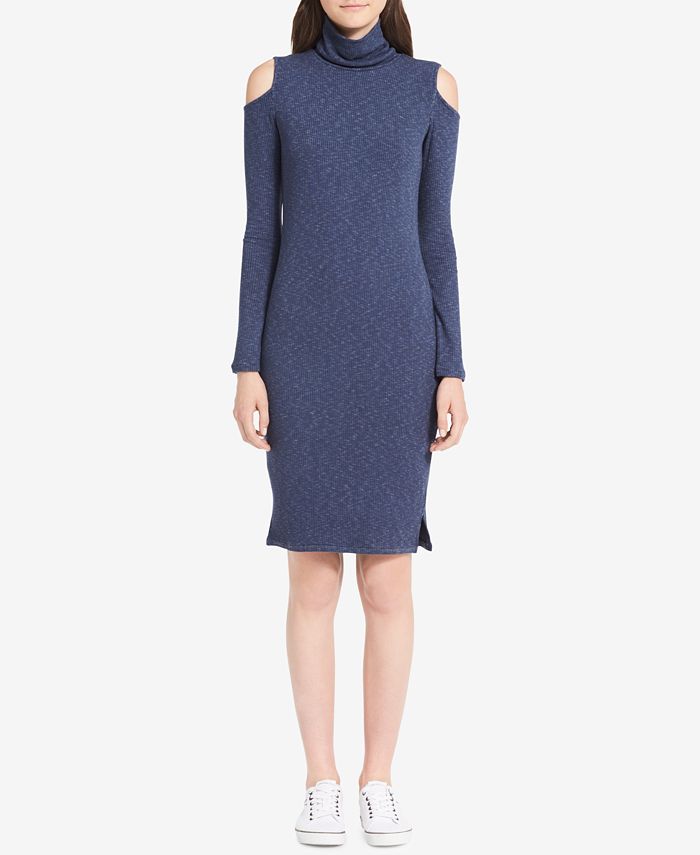 Calvin klein cold shoulder dress top