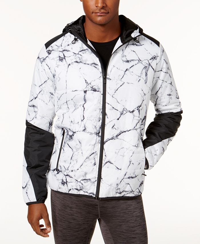 Ideology Men's Printed Hooded Jacket, Created for Macy's Macy's