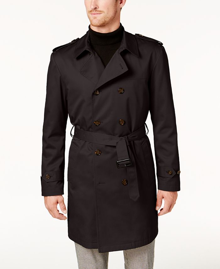 Lauren Ralph Lauren Men's Edmond Classic-Fit Belted Trench Raincoat &  Reviews - Coats & Jackets - Men - Macy's