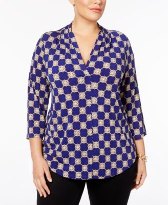 Charter Club - Plus Size Printed Top
