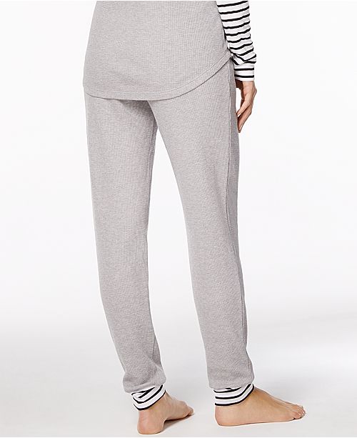 Alfani StripedTrim Thermal Pajama Pants, Created for Macy's & Reviews
