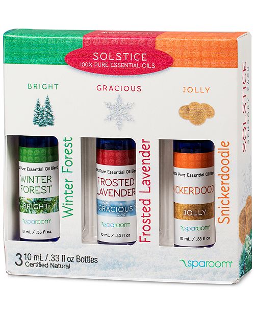 Sparoom Solstice 3 Pk Essential Oils Reviews Wellness Bed Bath Macy S
