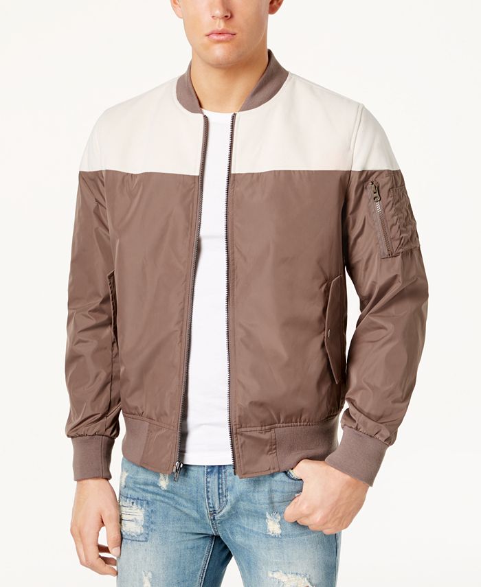 American Rag Men's Textured Flight Jacket, Created for Macy's - Macy's