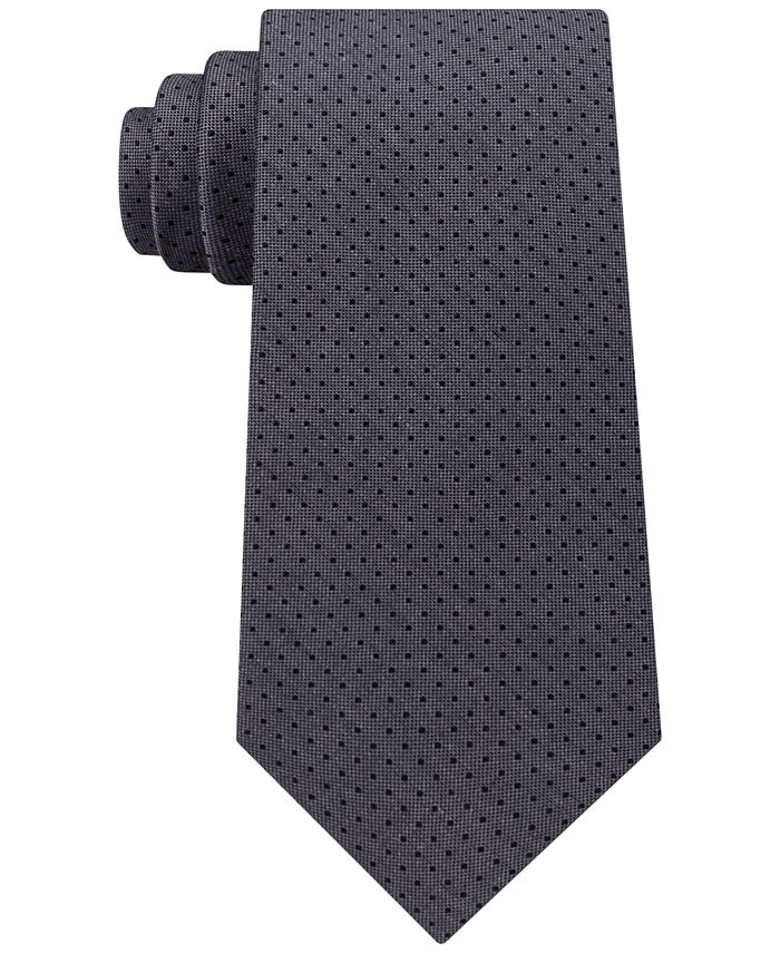 Michael Kors Men's Pin Dot Melange Silk Tie - Macy's