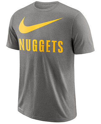 Nike Men's Denver Nuggets Swoosh Legend Team T-Shirt - Macy's