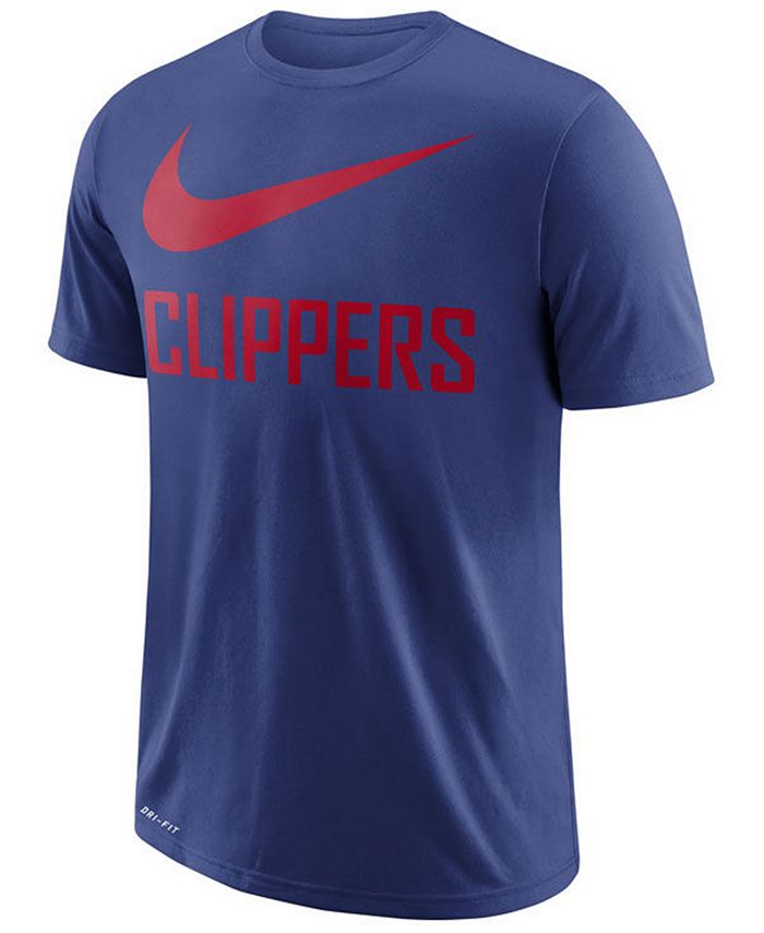 Nike Men's Los Angeles Clippers Swoosh Legend Team T-Shirt - Macy's