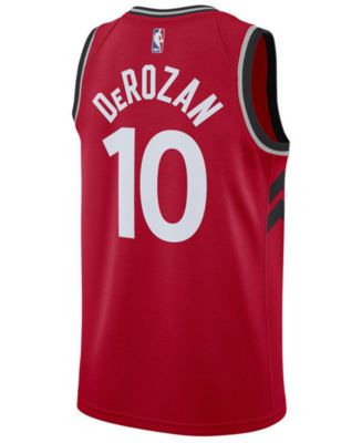 Nike Men's DeMar DeRozan Toronto Raptors Icon Swingman Jersey - Macy's