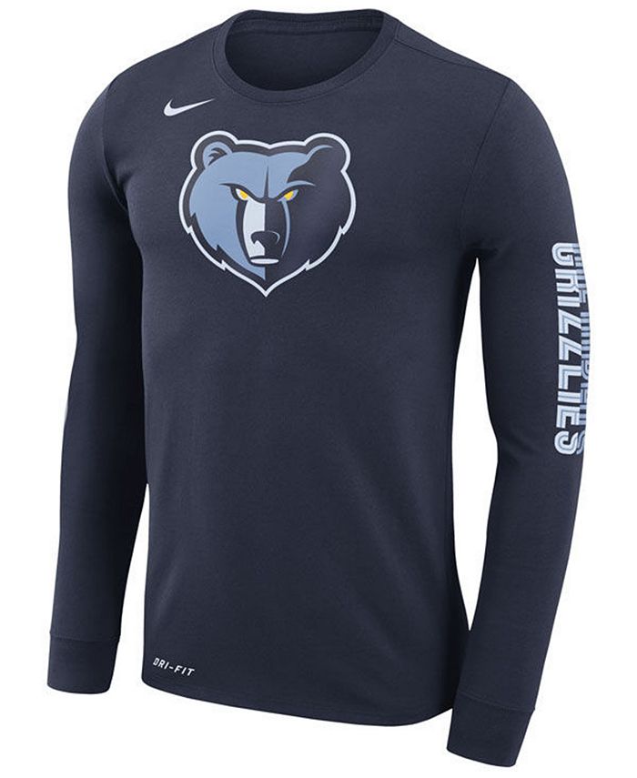 Memphis Grizzlies Nike NBA Authentics Dri-Fit Long Sleeve Shirt