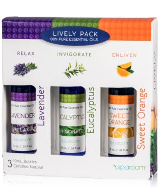 SpaRoom - 3-Pk. Lively Essential Oils