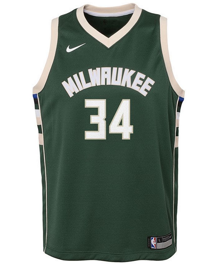 Giannis Antetokounmpo — Milwaukee Bucks Majestic Jersey Shirt — Size Men’s  Large