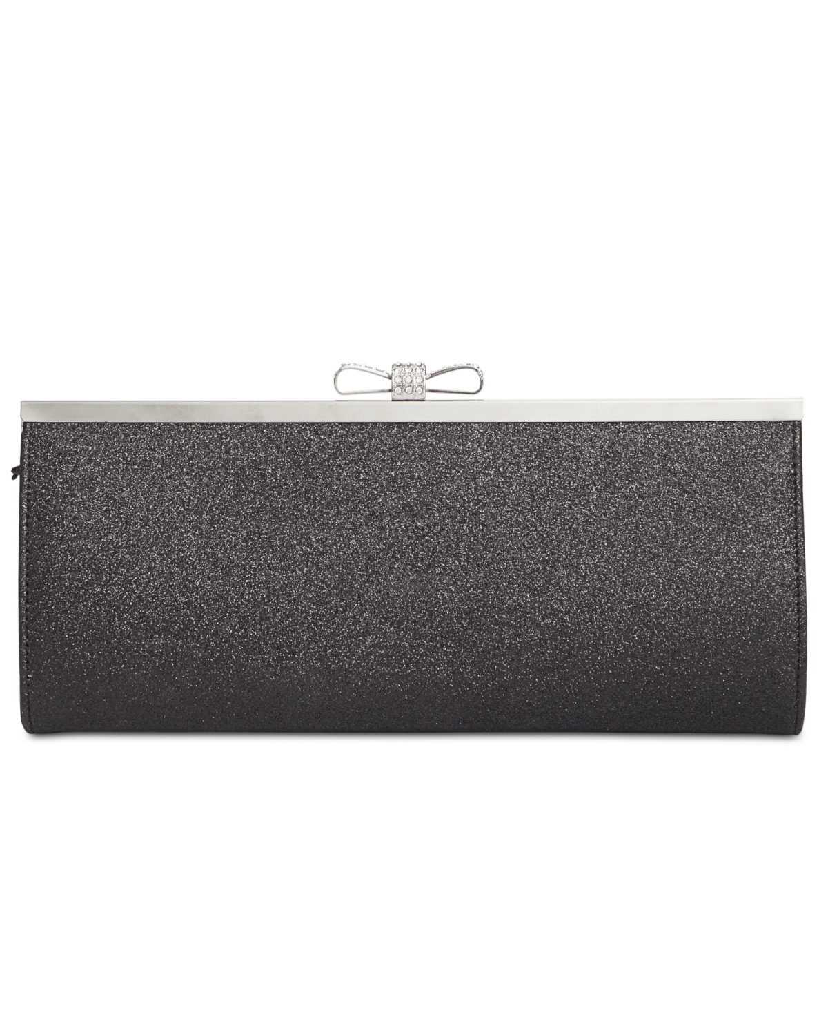 Inc International Concepts Carolyn Glitter Clutch, Created For Macy's In Black,silver