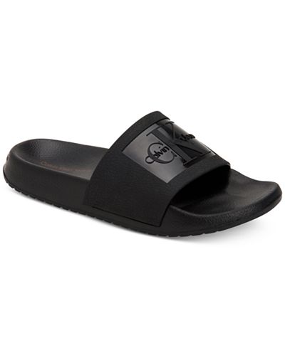 womens calvin klein sliders sale