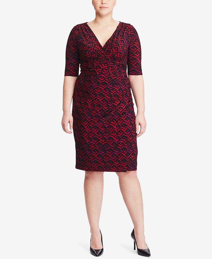 Lauren Ralph Lauren Plus Size Printed Sheath Dress Macys 2645