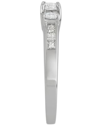 Macy's Diamond Princess Engagement Ring (1 ct. t.w.) in 14k White Gold ...