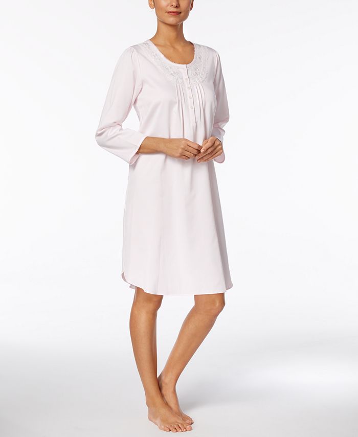Miss elaine brushed satin nightgown cheap