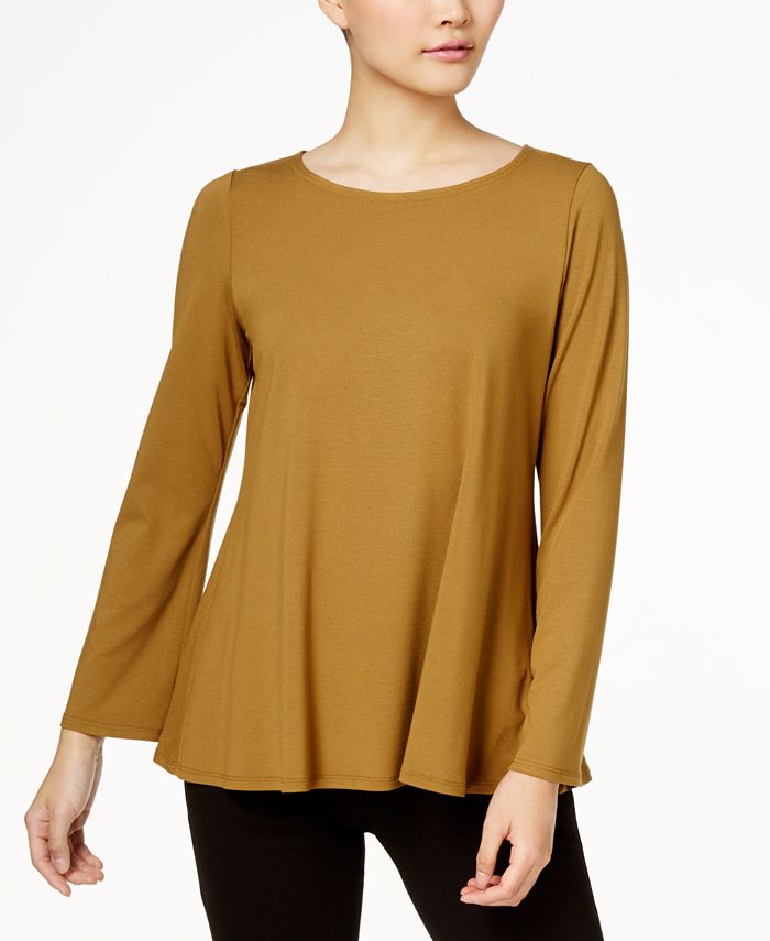 Macys eileen shop fisher tops
