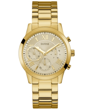 image of Guess Gold-Tone Stainless Steel Bracelet Watch 40mm