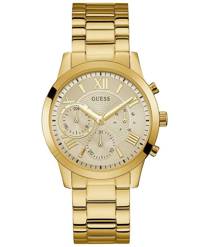GUESS Stainless Steel Watch 40mm Reviews - Macy's