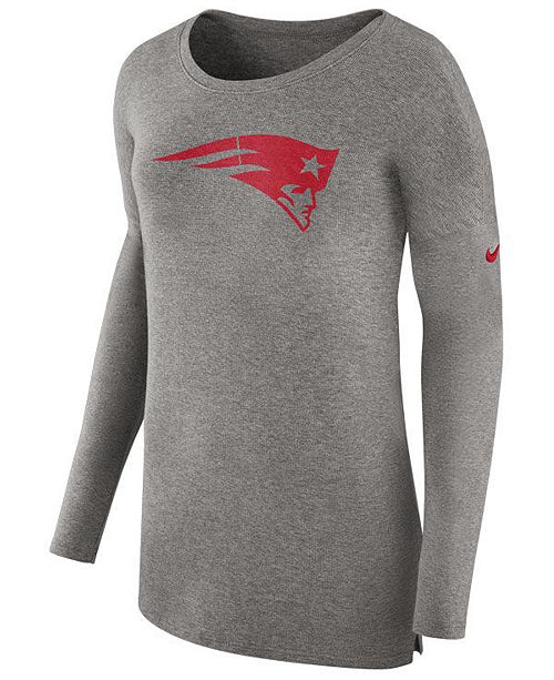 Nike Women S New England Patriots Cozy Long Sleeve T Shirt Reviews Sports Fan Shop By Lids Women Macy S