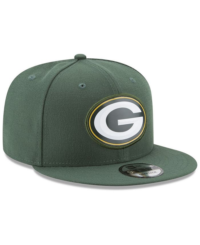 New Era Green Bay Packers Bold Bevel 9FIFTY Snapback Cap - Macy's