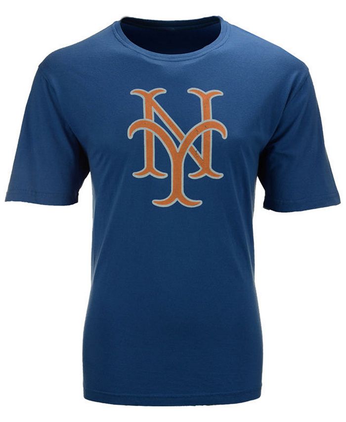 American Needle Men's New York Mets Brass Tacks Coop Logo T-Shirt ...