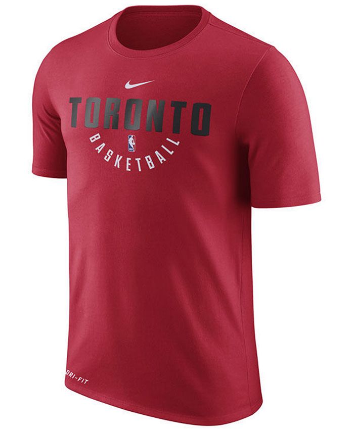 Nike Men's Toronto Raptors Dri-FIT Cotton Practice T-Shirt & Reviews ...