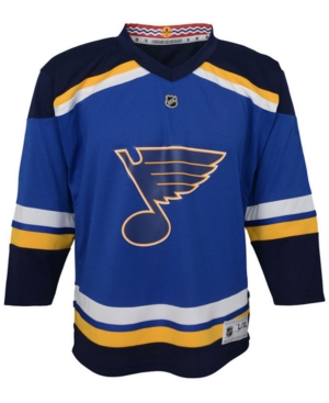 Authentic Nhl Apparel St Louis Blues Blank Replica Jersey Big Boys (8-20)