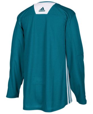 adidas Men's San Jose Sharks Authentic Pro Practice Jersey - Macy's
