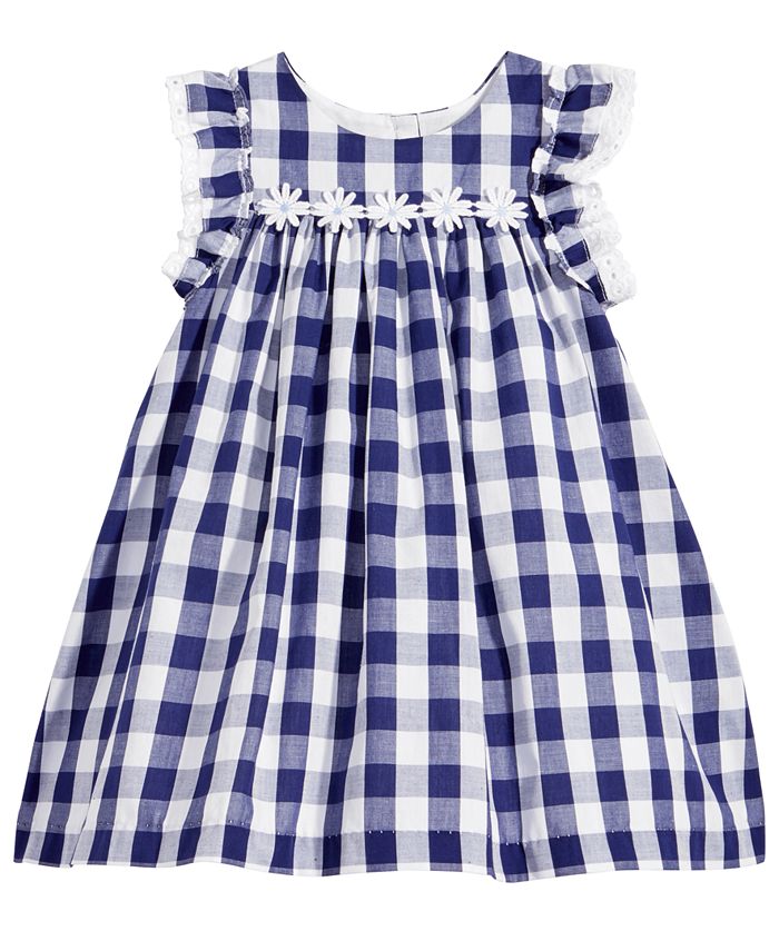 Marmellata Gingham-Print Dress, Baby Girls - Macy's