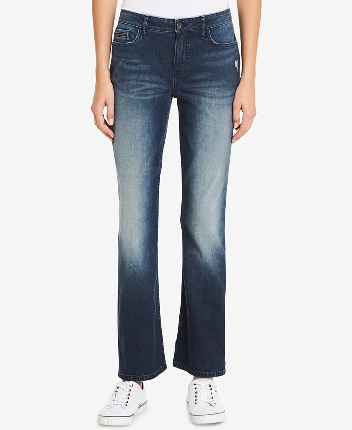 Calvin Klein Jeans Curvy-Fit Bootcut Jeans & Reviews - Jeans - Women -  Macy's