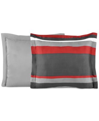 Austin Stripe/Solid Reversible 8 Pc. Comforter Set