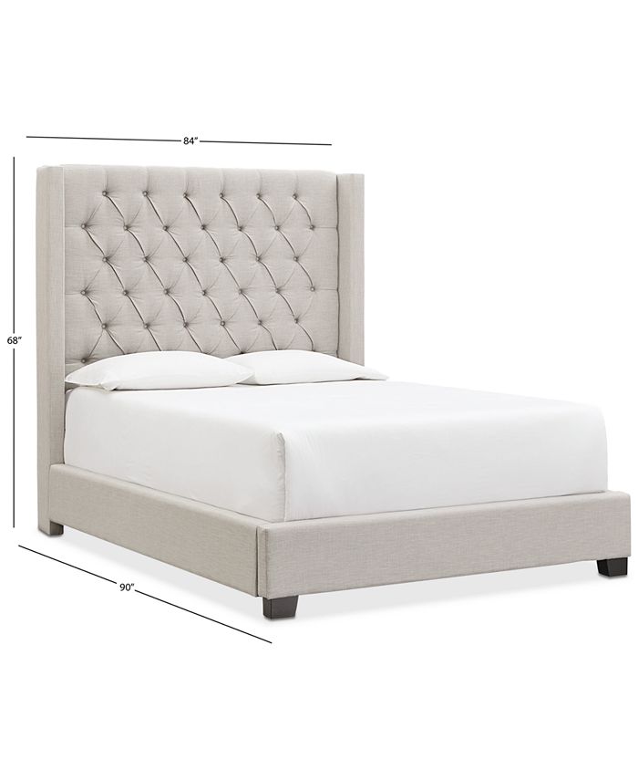 Furniture Monroe II Upholstered King Bed, Created for Macy's & Reviews