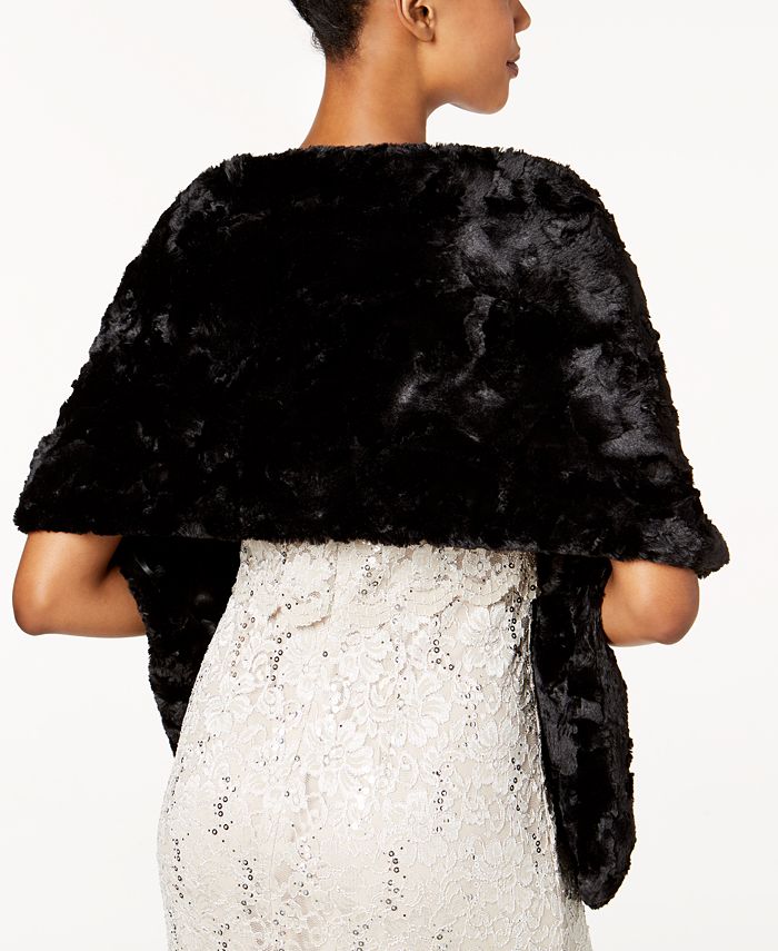 SL Fashions Faux Fur Shawl Macy s