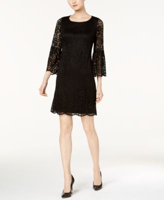 chinese dress ladies Nine West Women's Sequined Mesh A-Line Dress (6, Blush) at Amazon Women's  Clothing store main image 1