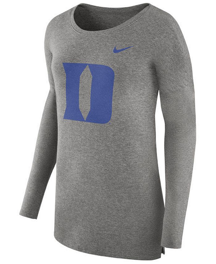 Nike Women's Duke Blue Devils Cozy Long Sleeve T-Shirt - Macy's