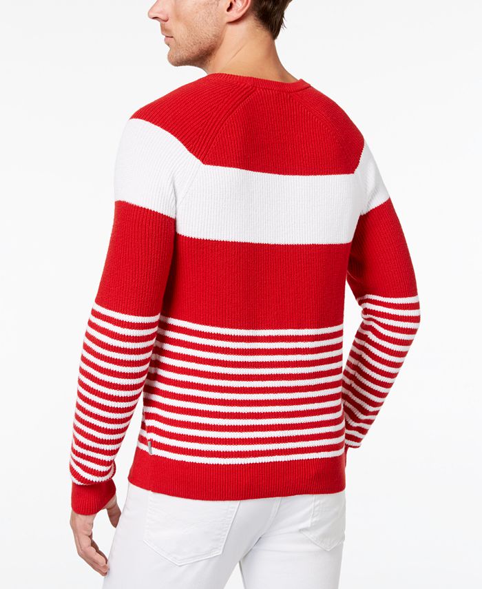 Michael Kors Men's Chunky Striped Sweater Macy's