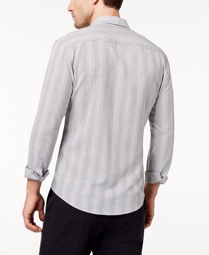 Vince Camuto Men's Slim-Fit Pinstripe Sports Shirt - Macy's