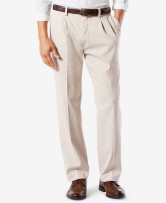Photo 1 of Dockers Men's Easy Classic Pleated Fit Khaki Stretch Pants 40x32