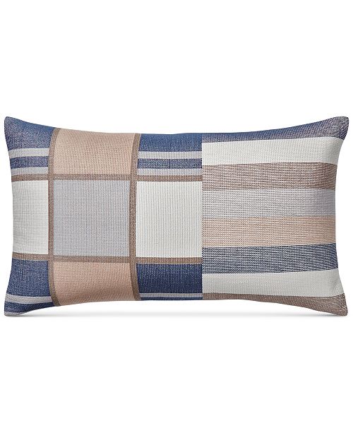 Hotel Collection Patchwork 14 X 24 Cotton Decorative Pillow