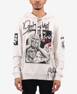 Punk Royal - Men's Graphic-Print Patch Hooded Sweatshirt