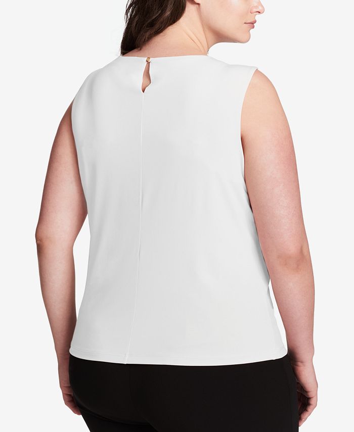 Macy's calvin klein outlet plus size tops