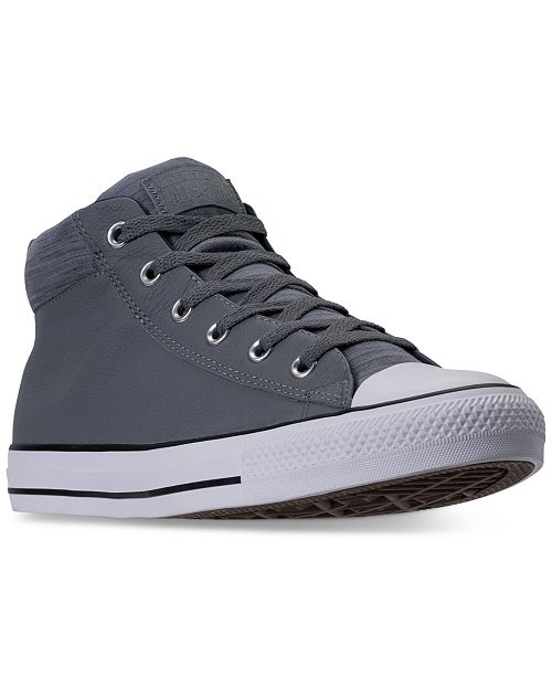 Converse Men S Chuck Taylor All Star Street Mid Casual Sneakers