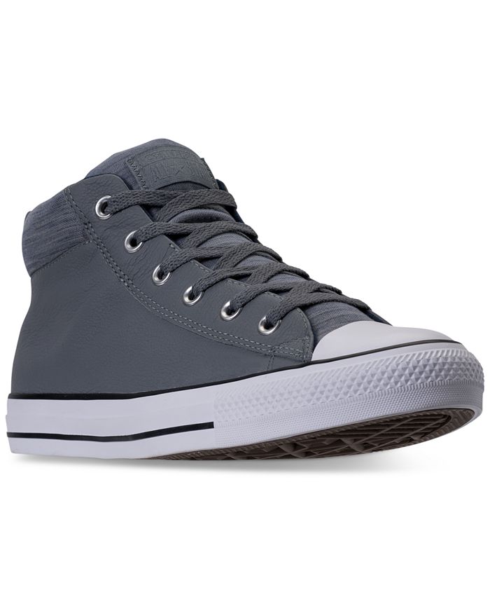 Converse Men's Chuck Taylor All Star Street Mid Casual Sneakers from ...