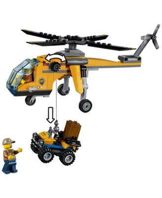 LEGO® City 201-Pc. Jungle Cargo Helicopter Set 60158