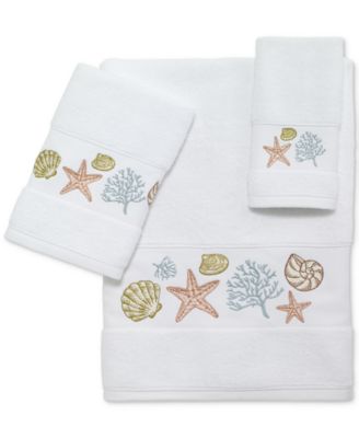 embroidered bath towels