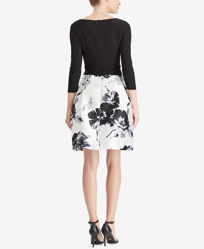 American Living Womens Matte Jersey Floral Print Casual Dress