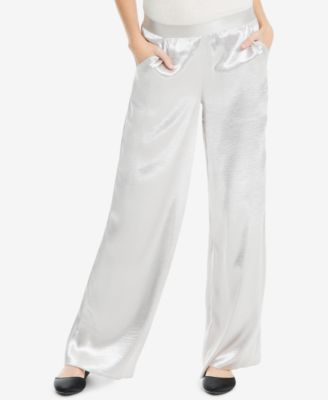 Max Studio London - Wide-Leg Satin Pants
