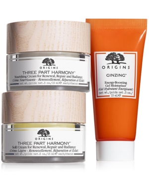 Choose your Free Deluxe Moisturizer with $65 Origins Purchase!