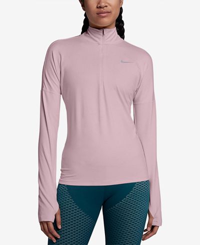grey nike running top